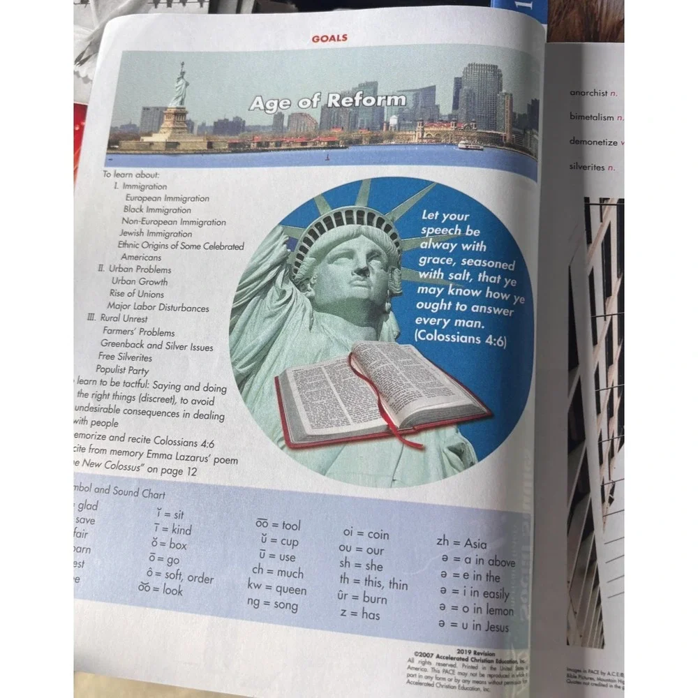 ACE Social STudies 1129  homeschooling workbook